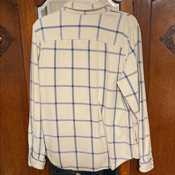 L.L. Bean Women's 1912 Heavyweight Overshirt in Glacier Teal Women’s Size Large - Picture 5 of 7